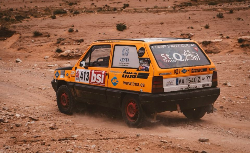 TMA Tecnología Medio Ambiente Panda Raid Rally Desierto Aventura Sostenibilidad Medioambiente Gestión de residuos Desert Adventure Sustainability Environment Waste Management Desert Aventura Sostenibilitat Medi ambient Gestió de residus