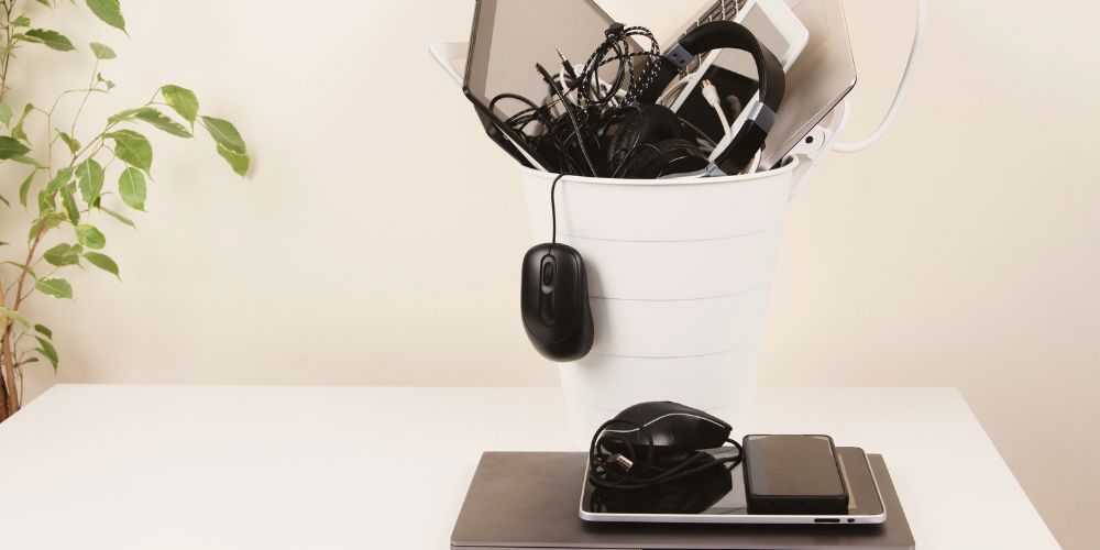 Gestión de residuos electrónicos Reciclaje de RAEE Día Internacional de los Residuos Electrónicos Sostenibilidad empresarial Reciclaje tecnológico Residuos de Aparatos Eléctricos y Electrónicos Electronic waste management WEEE recycling International E-Waste Day Business sustainability Technological recycling Waste Electrical and Electronic Equipment Gestió de residus electrònics Reciclatge de RAEE Dia Internacional dels Residus Electrònics Sostenibilitat empresarial Reciclatge tecnològic Residus d'Aparells Elèctrics i Electrònics