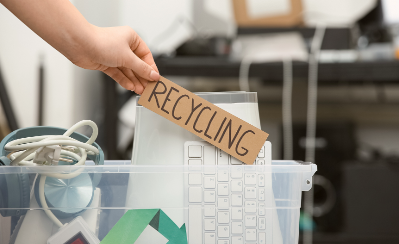 Economía circular y reciclaje de aparatos eléctricos y electrónicos