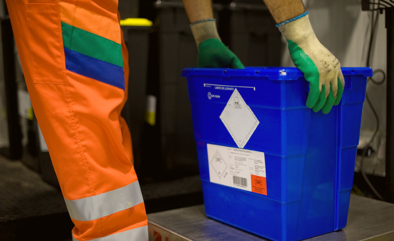 Contenedores homologados para la recogida y transporte de residuos de forma segura y eficiente